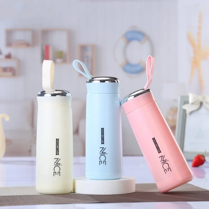 🌟 Gourde Bouteille Isotherme "NICE" – Design Pastel & Performance