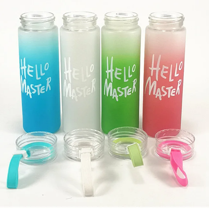 Gourde💧 Bouteille "Hello Master" – L'Élégance Givrée au Quotidien