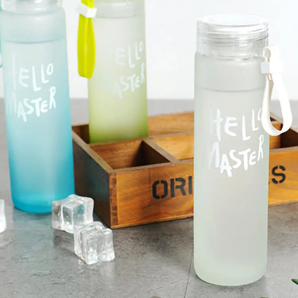 Gourde💧 Bouteille "Hello Master" – L'Élégance Givrée au Quotidien
